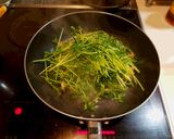 簡単！安い！美味しい～豆苗きのこ炒め作り方3写真