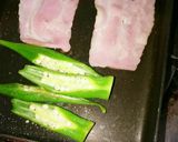 焼いてから巻く～ オクラのベーコン巻き作り方2写真