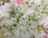 離乳食★ブロッコリーあんこおにぎり作り方1写真