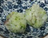 離乳食★ブロッコリーあんこおにぎり作り方3写真