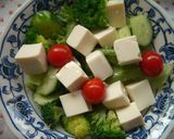 あっさり簡単モッツァレラ風お豆腐サラダ作り方6写真