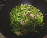 空芯菜の豚肉と卵炒め作り方6写真