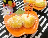 ハロウィンに☆甘栗＆クリチのカボチャ大福作り方7写真