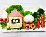 部屋とくるまと宇宙人♪デコオムライス作り方17写真