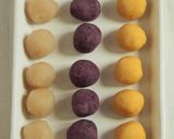 *塩砂糖で丸い味わい♡3色あんドーナツ♪作り方4写真