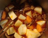 焼肉店の味◎ピリ辛コラーゲン牛すじ煮♪作り方7写真