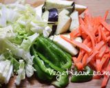 米粉麺たっぷり野菜甘酢あんかけ堅焼きそば作り方1写真