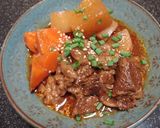 焼肉店の味◎ピリ辛コラーゲン牛すじ煮♪作り方10写真