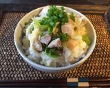 神楽南蛮のガツガツ食べれる鶏塩丼作り方8写真