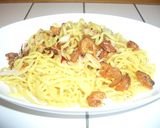 干し海老と白ねぎの焼きそば作り方4写真