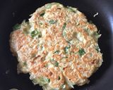 ダシダでヘルシー♪肉なしお好み焼き作り方4写真
