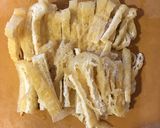 朝ごはん♪薄切りもちでお味噌汁作り方2写真
