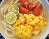 だしの素で簡単！洋風うどん作り方7写真