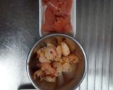 簡単エビと明太子のパスタ作り方1写真