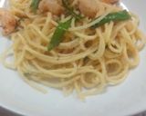 簡単エビと明太子のパスタ作り方3写真