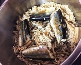 さんまといろいろきのこの炊き込みご飯作り方5写真