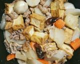 厚揚げと里芋で♪豚肉入りこっくり味噌炒め作り方9写真