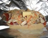 鮭の味噌マヨホイル焼き。作り方3写真