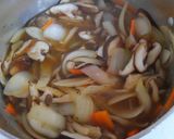 ごぼうと鶏挽き肉のコンソメ醤油スープ作り方5写真