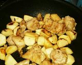 鳥肉とかぶのソテーです!かぶの葉も使う!作り方4写真