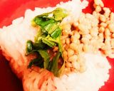 納豆つくね磯部巻き作り方1写真