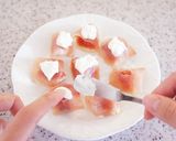 蜂蜜とクリームチーズのせ♪いちじく生ハム作り方5写真