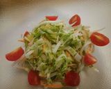 鶏団子と蓮根のシャキシャキサラダ作り方7写真