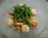 鶏団子と蓮根のシャキシャキサラダ作り方9写真