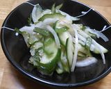 きゅうりとたまねぎのしそ風味酢の物作り方5写真
