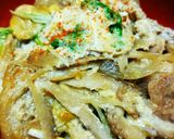 なす竹輪が入った具だくさん肉うどん作り方12写真