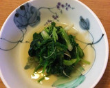 【簡単】おつまみ♡和風ほうれん草おひたし作り方4写真