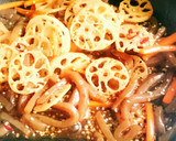 蓮根と蒟蒻の美味しいきんぴらいかが♬*作り方7写真