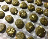 クルミとホワイトチョコの抹茶クッキー作り方3写真