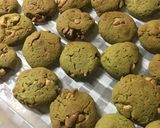 クルミとホワイトチョコの抹茶クッキー作り方4写真