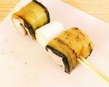 やわらか鶏つくねのナスロールねぎま串焼き作り方10写真