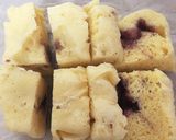 ブルーベリーリボンのヨーグルト蒸しパン作り方10写真