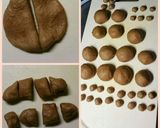 ミロクリームin熊ちゃんちぎりパン作り方12写真