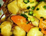 里芋と鶏ひき肉の煮物作り方8写真