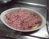 簡単!ミートチーズ焼き作り方1写真