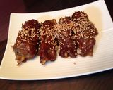 簡単おつまみ！ジューシー舞茸の牛コマ包み作り方5写真