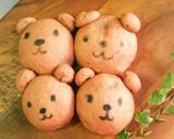 ミロクリームin熊ちゃんちぎりパン作り方16写真