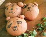 ミロクリームin熊ちゃんちぎりパン作り方17写真