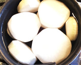 簡単★絶品♪鶏皮と大根のまろやか煮物作り方3写真