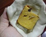 かぼちゃケーキ入り焼き大福作り方5写真