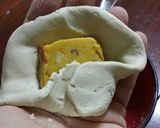 かぼちゃケーキ入り焼き大福作り方6写真