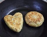 かぼちゃケーキ入り焼き大福作り方10写真