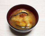 白なす(とろなす・青大丸ナス)のお味噌汁作り方7写真