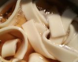 モチモチほうとう❖葱とサラダチキンで★作り方4写真