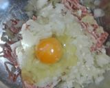 カボチャの肉詰め ゆずタルタルソース作り方3写真