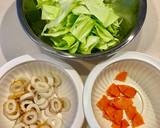 簡単!!キャベツのゴマ油和え作り方1写真